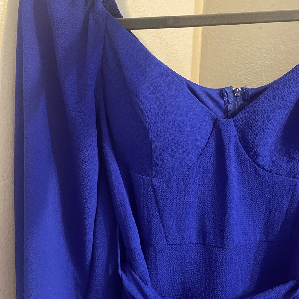 Formal blue dress